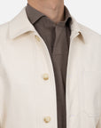 Work Jacket - Hvítur