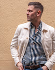 Work Jacket - Hvítur