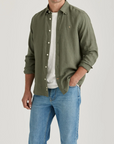 Douglas Linen - Olive