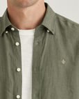 Douglas Linen - Olive