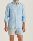 Douglas Linen - Light Blue