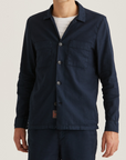 Fenix Linen Shirt Jacket - Navy