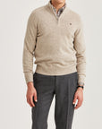 Hertford Half Zip - Khaki