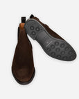 Chelsea boots - brúnt rúskinn