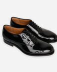 Tuxedo lakkskór - svartir