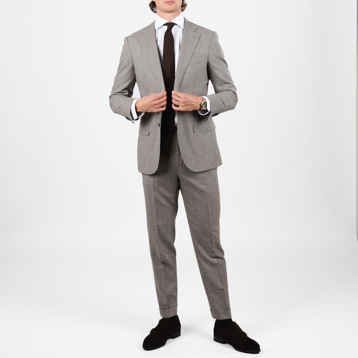 Ljósbrún Houndstooth