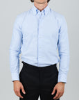 Ljósblá Oxford - Button Down