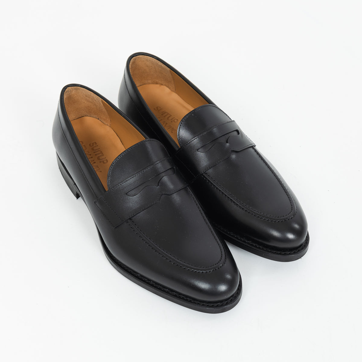 Penny Loafer - Svart Leður