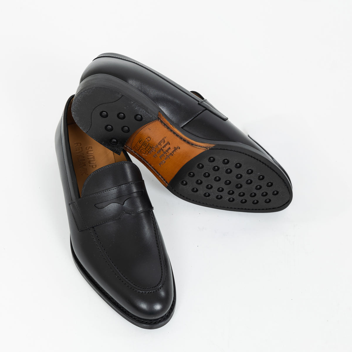 Penny Loafer - Svart Leður