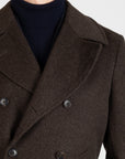 Brúnn Peacoat