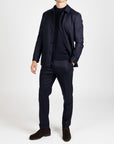Work Jacket - Dökkblár Flannel