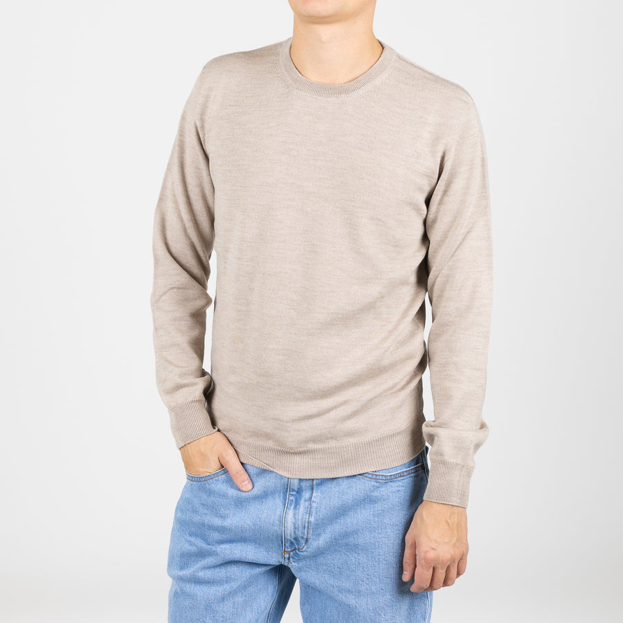 Crewneck - Ljósbrún