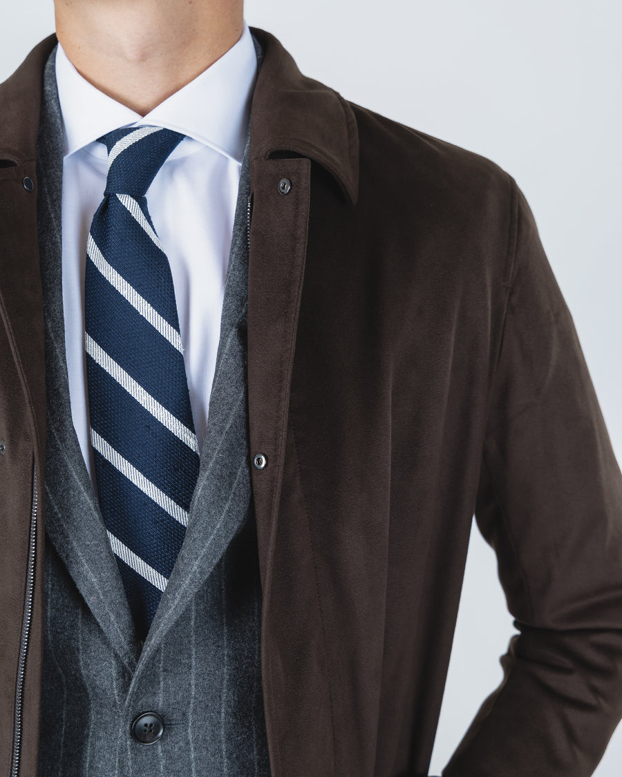 Field Jakki - Brúnt Rúskinn