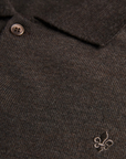 Merino Shirt Cardigan - Brown