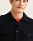 Andrew Piqué Overshirt - Old Blue