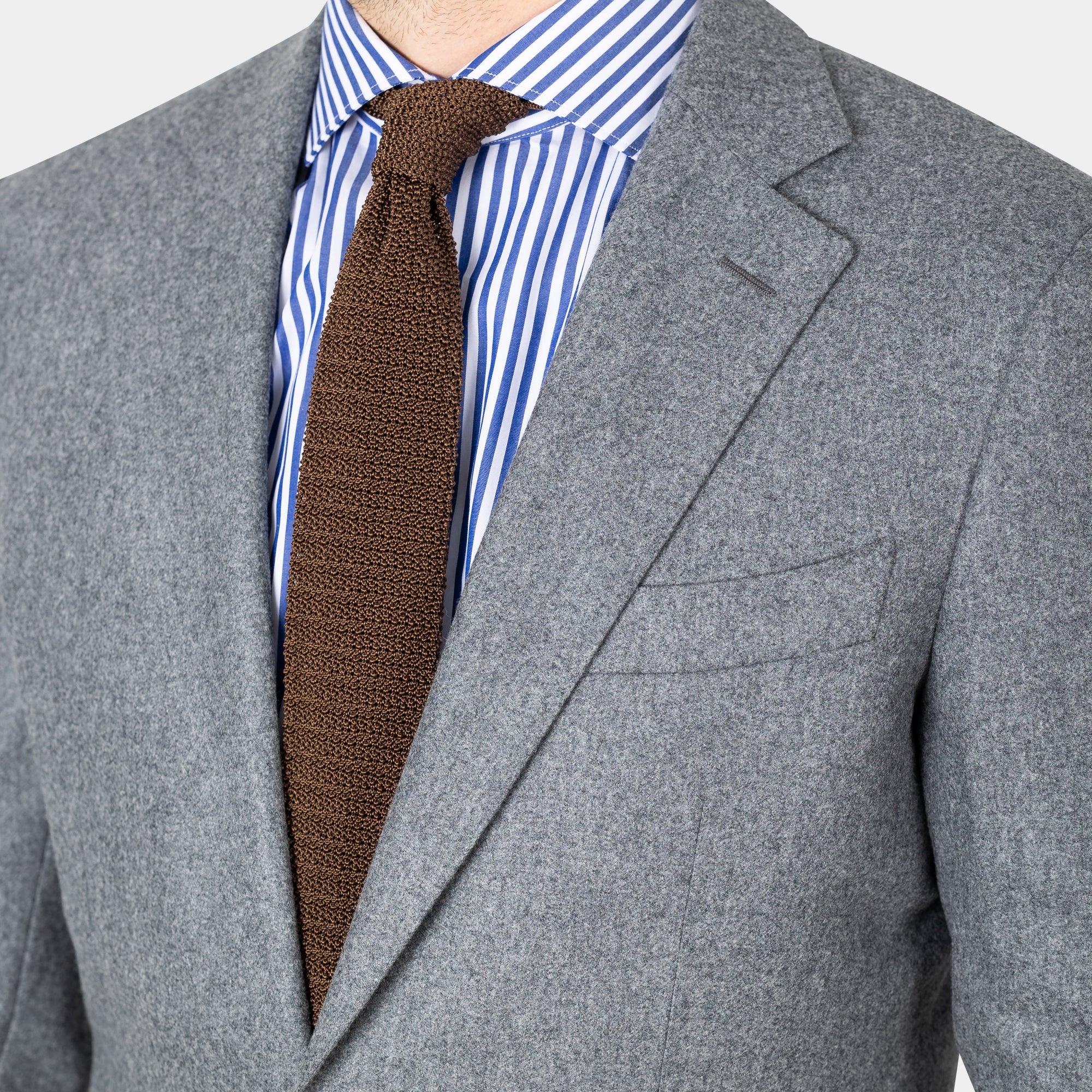 Grá Flannel - 100% ull