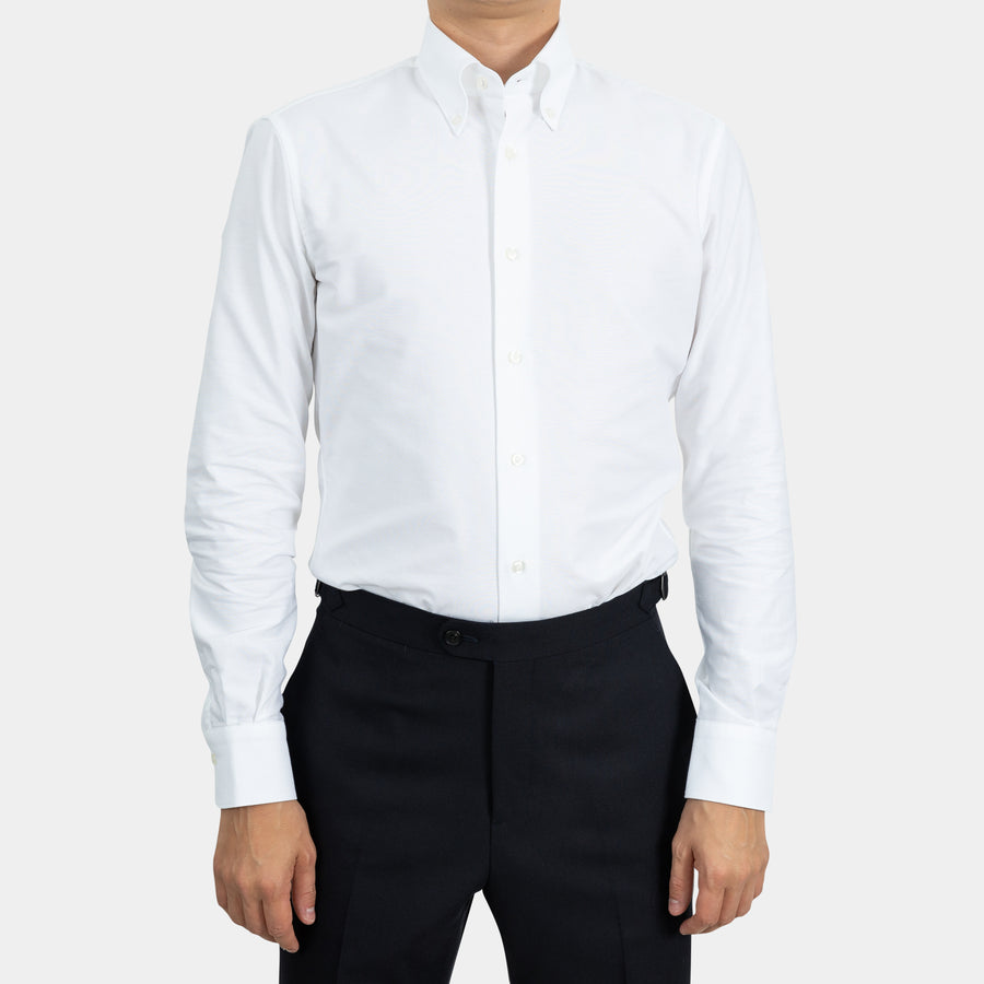 Hvít Oxford - Button Down