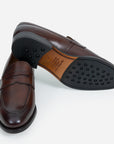 Penny Loafer - Brúnt Leður
