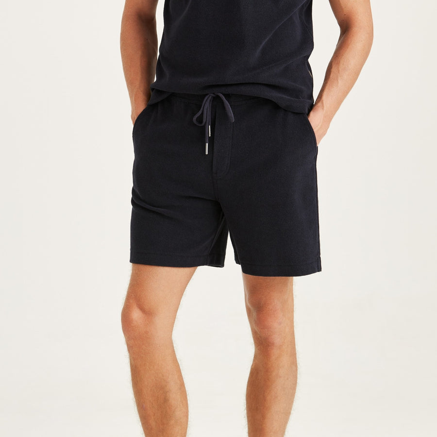 Delon Terry Shorts - Navy