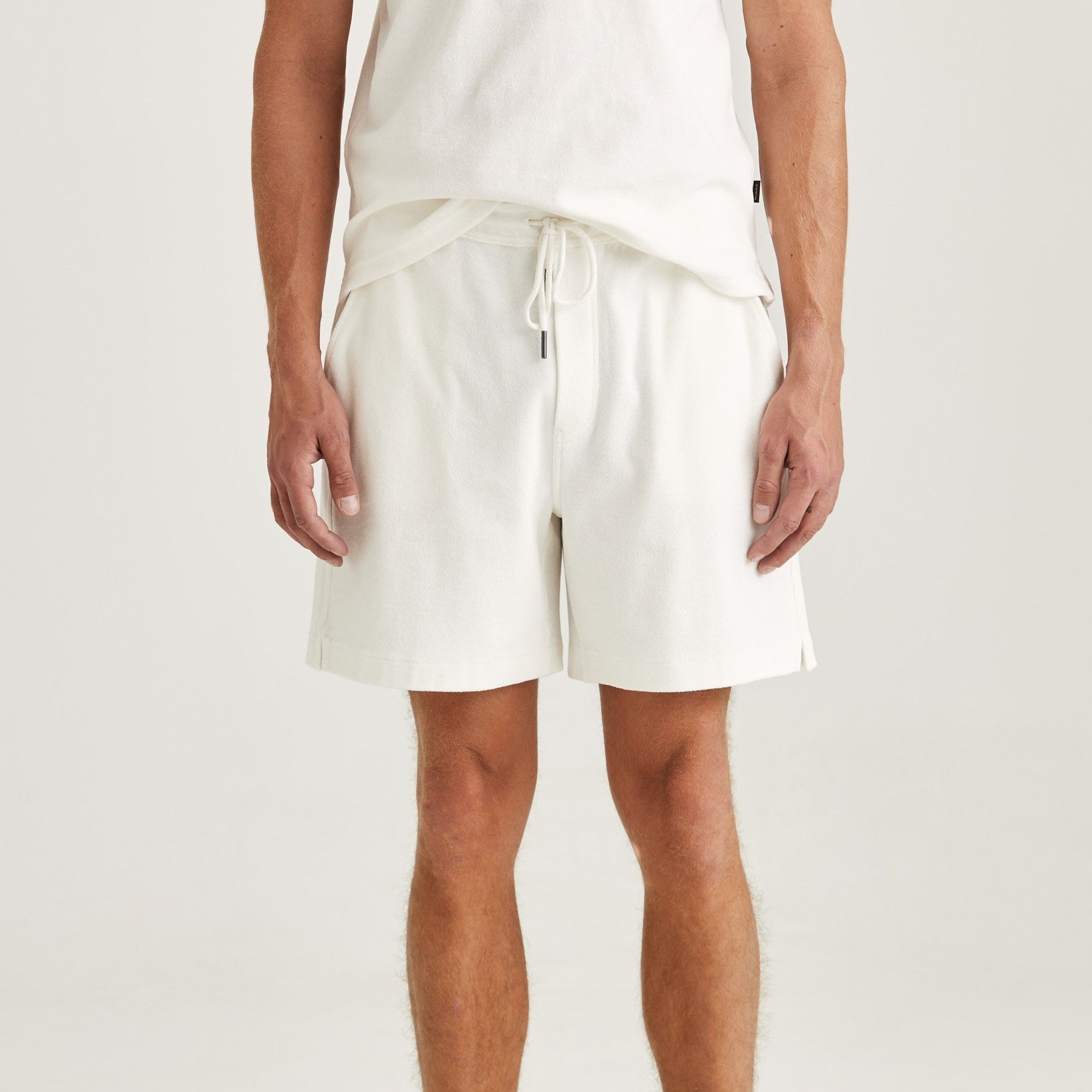Delon Terry Shorts - Off White