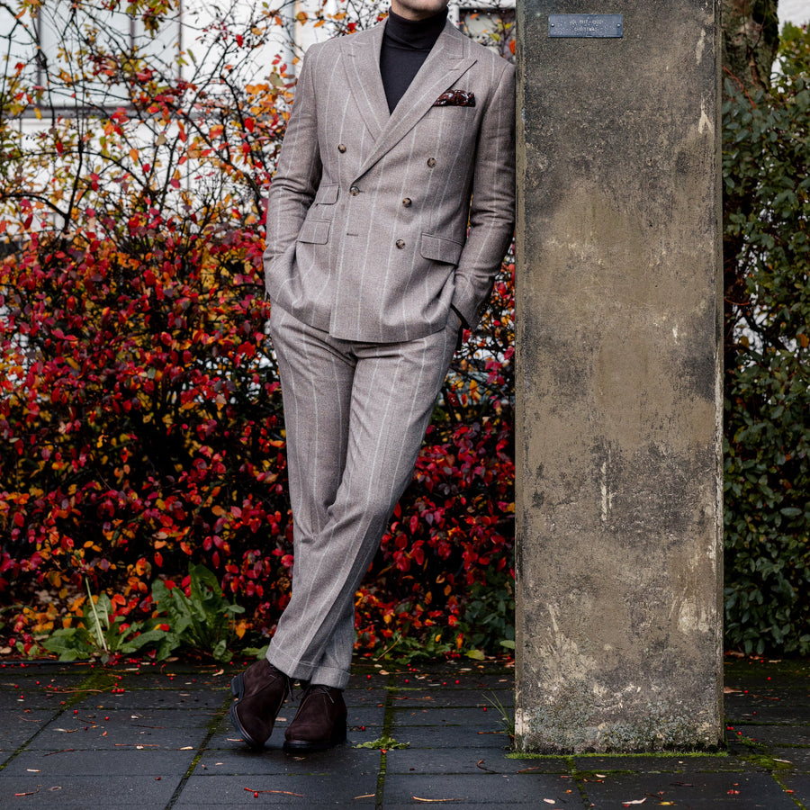 Ljósbrún Teinótt - Alpaca/Hör