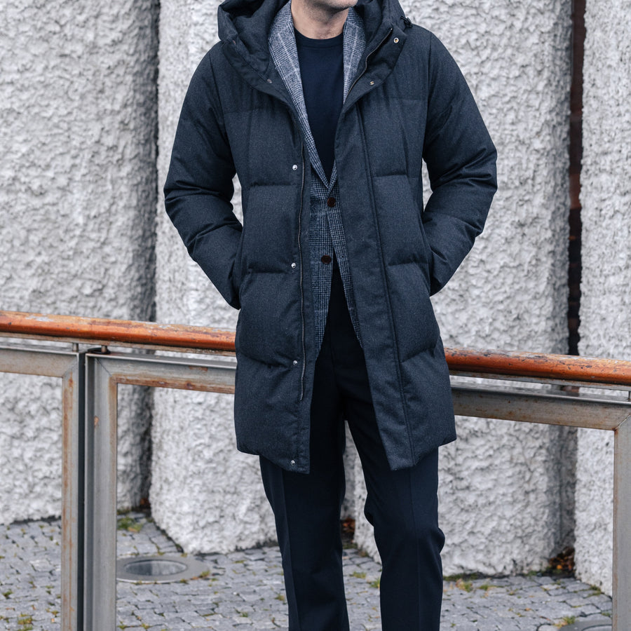 Dúnúlpa - Dökkgrá