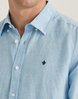 Douglas Linen - Light Blue