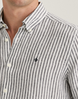 Douglas Striped Linen - Blue