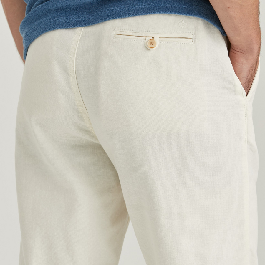 Fenix Linen Trouser - Off White