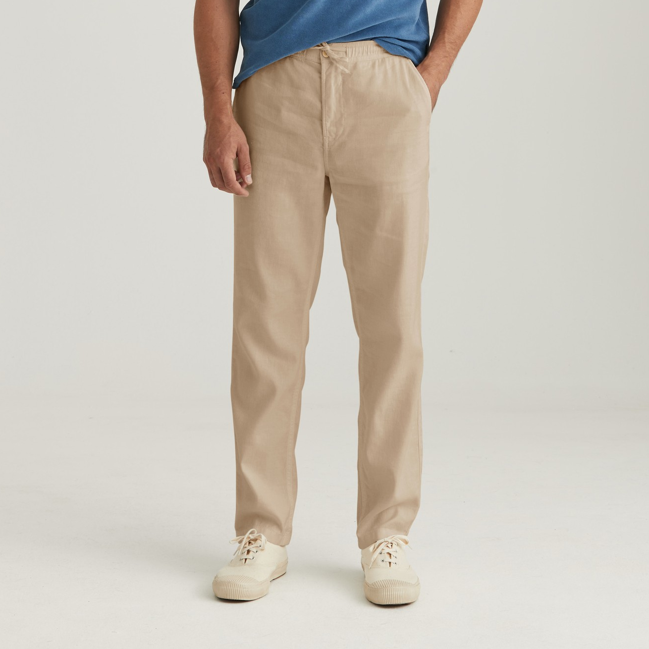 Fenix Linen Trouser - Khaki