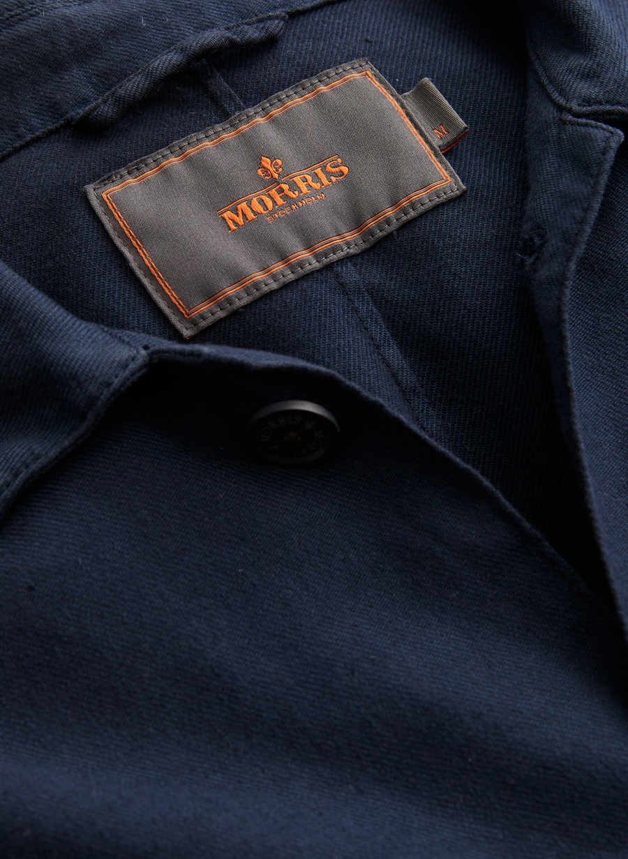 Fenix Linen Shirt Jacket - Navy