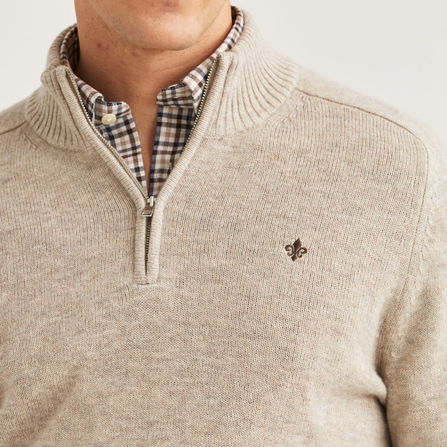 Hertford Half Zip - Khaki