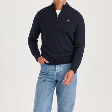 Hertford Half Zip - Navy