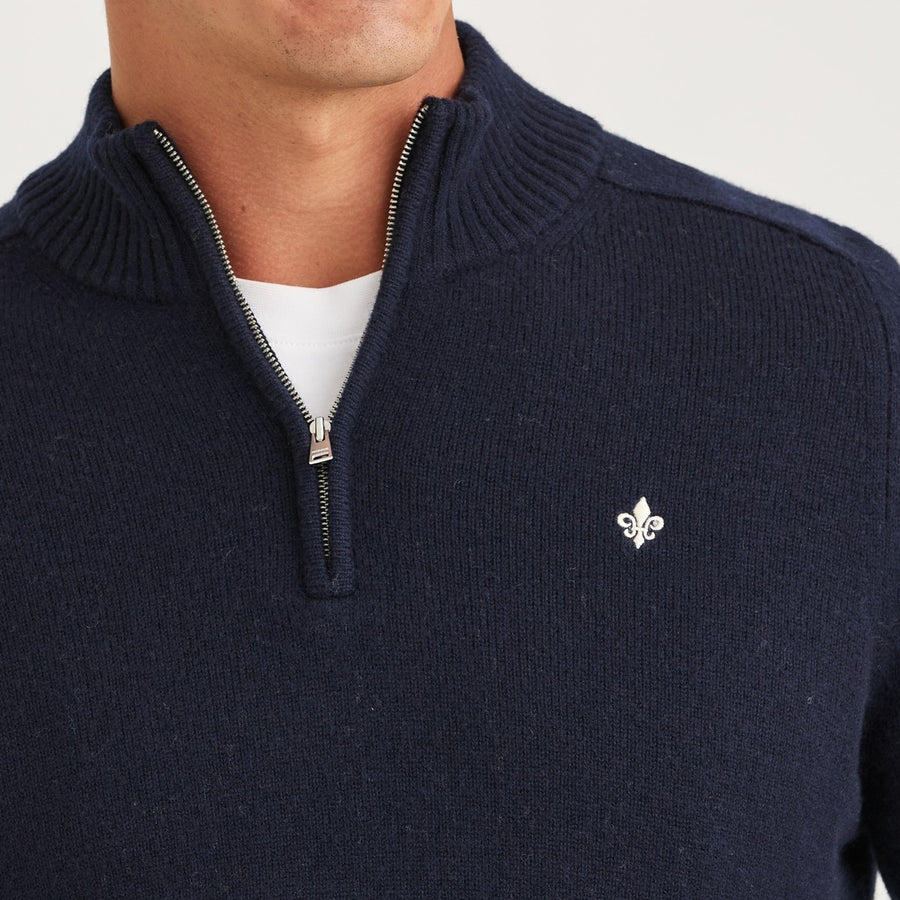 Hertford Half Zip - Navy