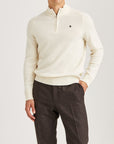 Hertford Half Zip - Off White