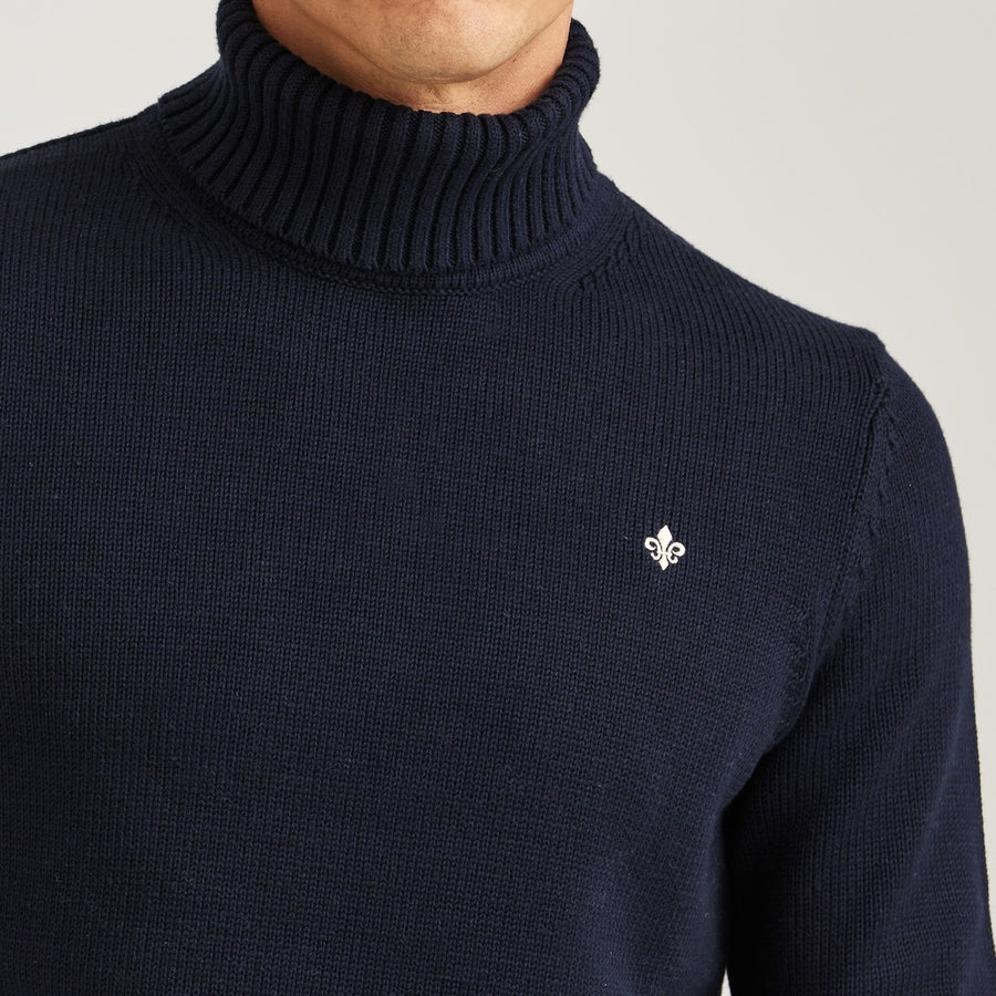 Howard Roller Neck - Navy
