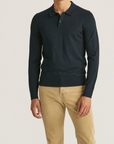 Merino Polo - Navy