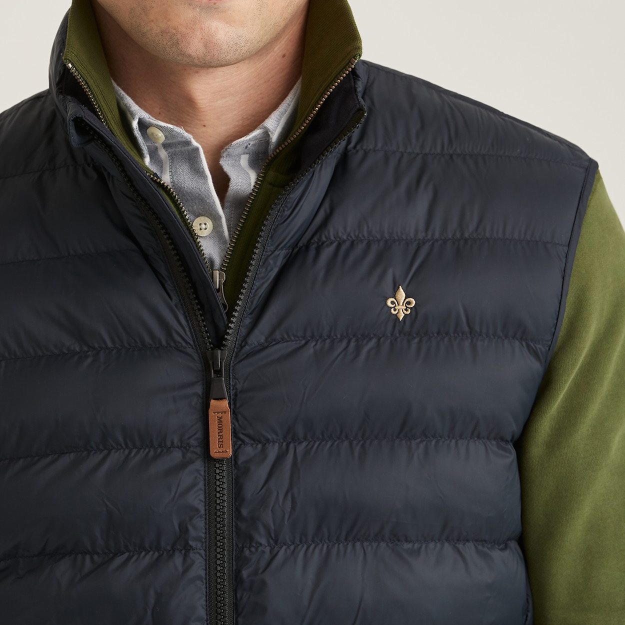 Norfolk Liner Vest - Blue
