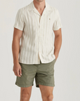 Printed Short Sleeve Shirt - Off White