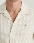 Printed Short Sleeve Shirt - Off White