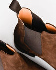 Chelsea boots - brúnt rúskinn