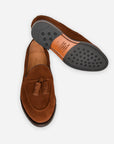 Tassel loafers - ljósbrúnt rúskinn