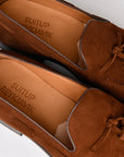 Tassel loafers - ljósbrúnt rúskinn