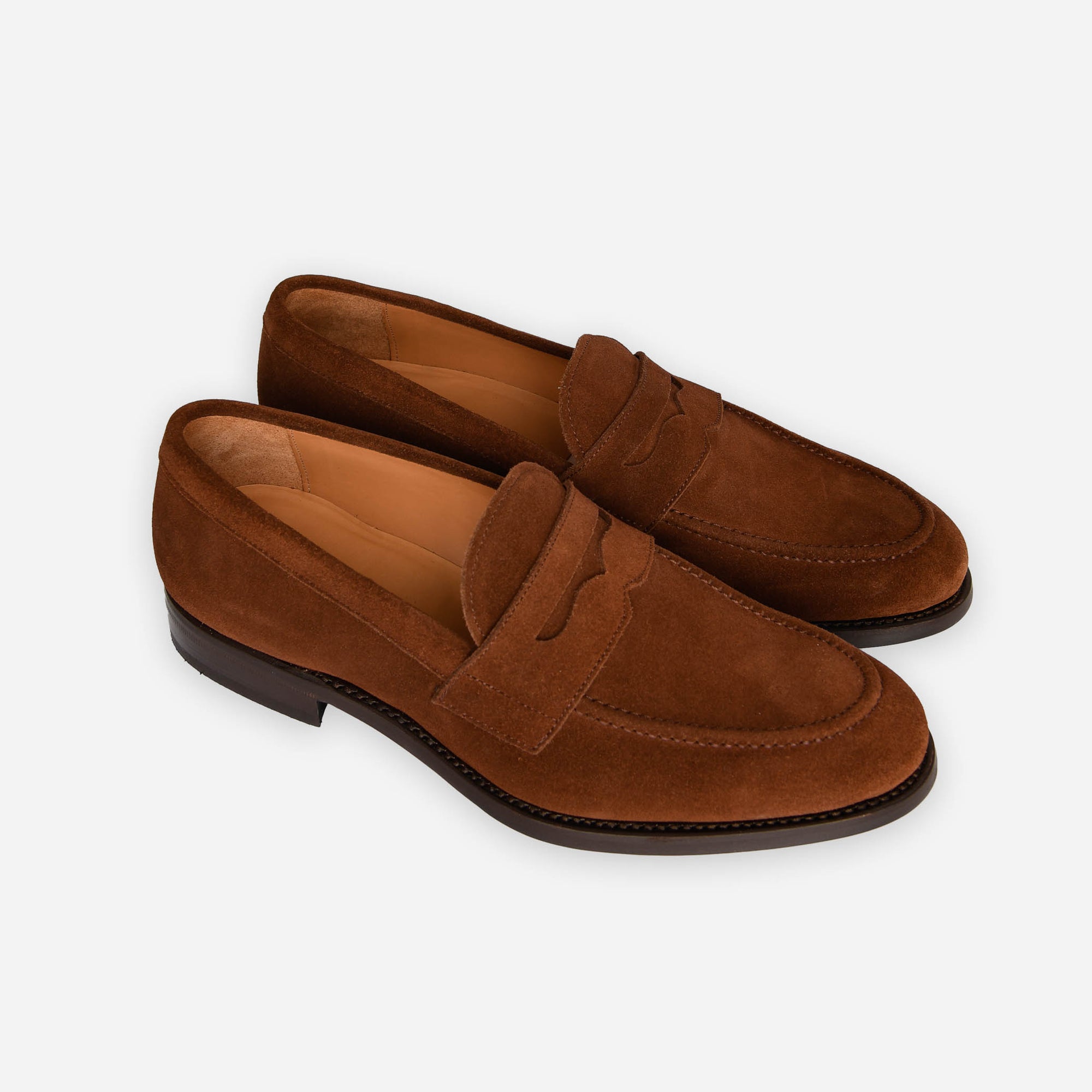 Penny Loafer - Brúnt Rúskinn