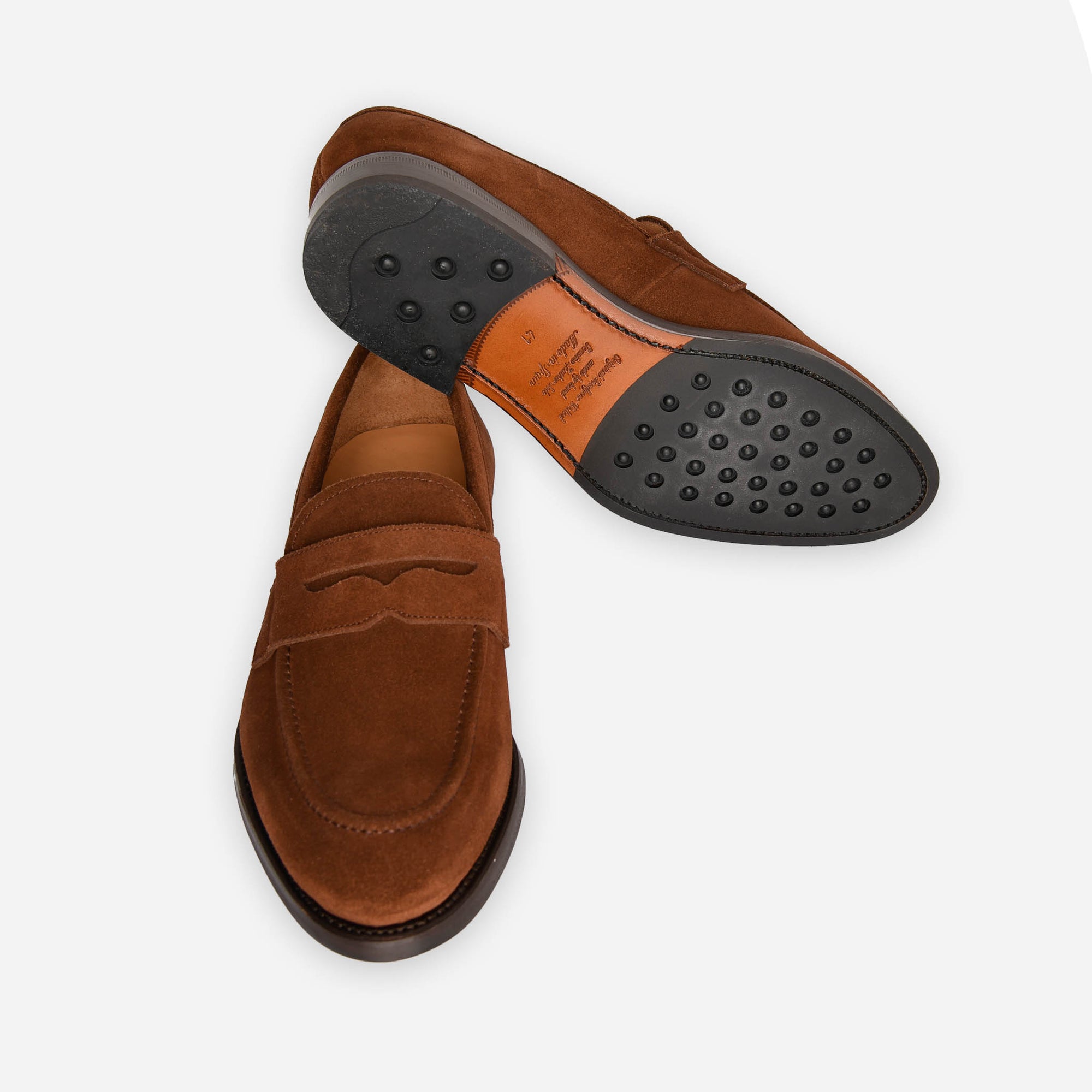 Penny Loafer - Brúnt Rúskinn