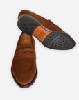 Penny Loafer - Brúnt Rúskinn