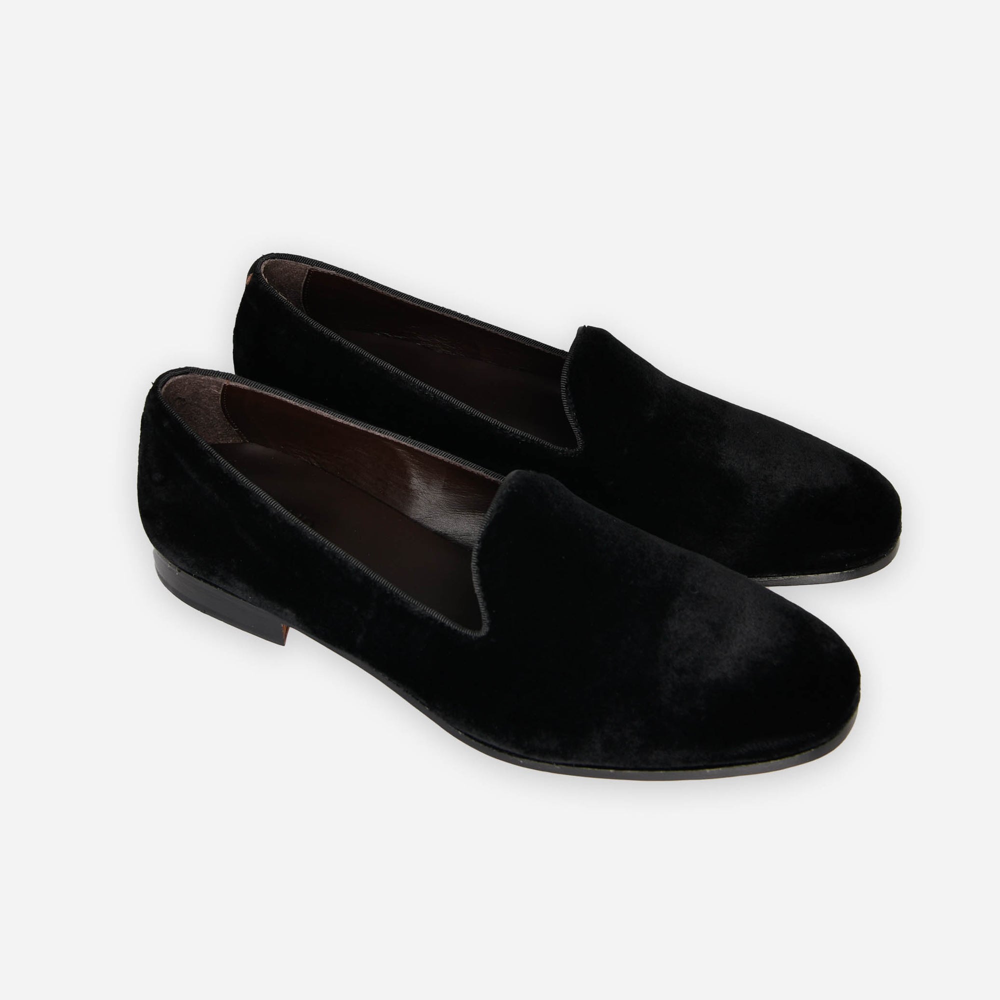 Slippers - Svart Flauel