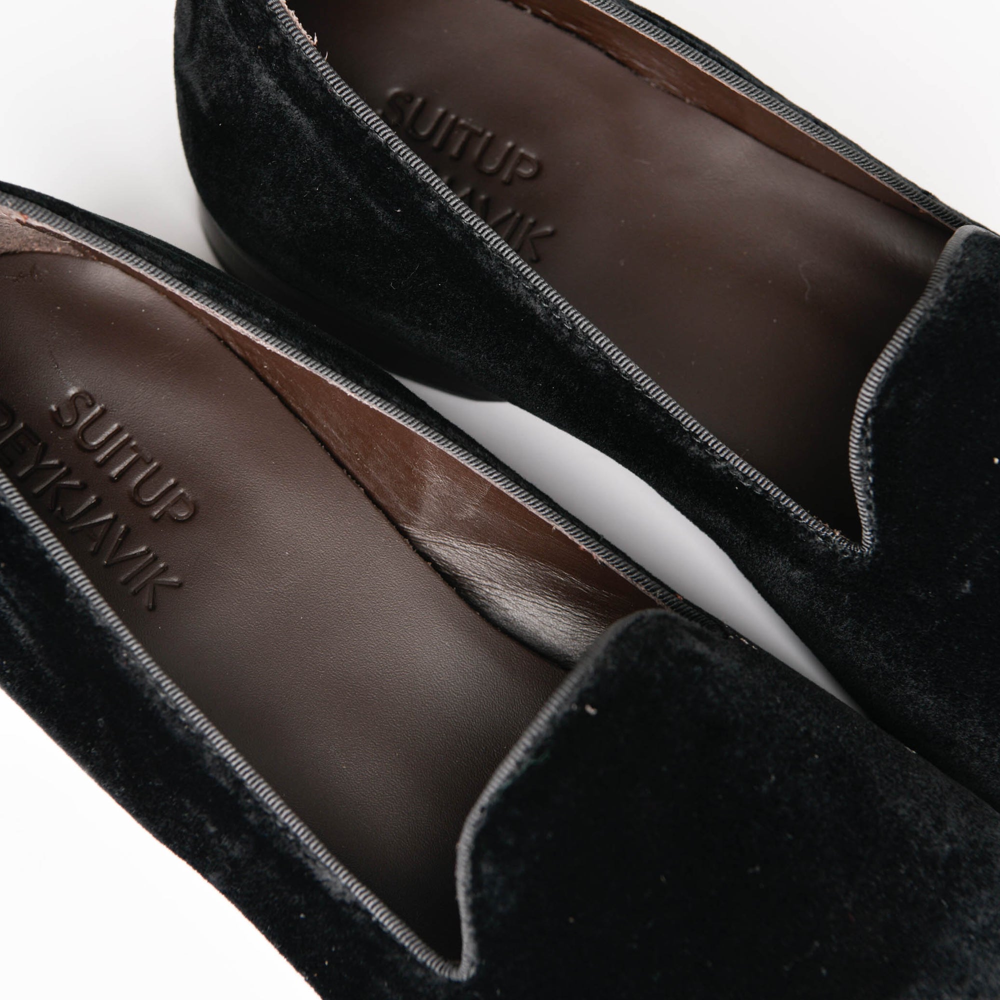 Slippers - Svart Flauel